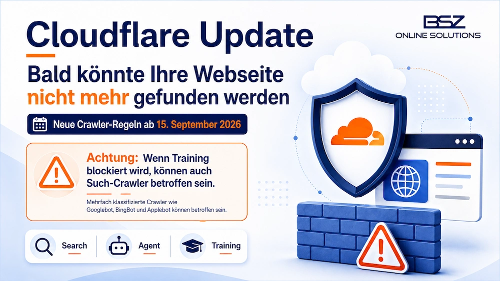 Wichtige Änderung bei Cloudflare: Was bedeutet das für die Sichtbarkeit unserer Kunden?